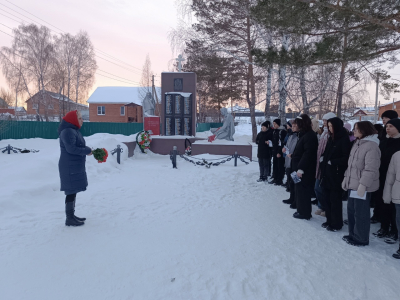 2 февраля в с.п. Узюково прошли памятные мероприятия.