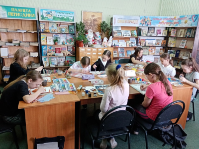 В нашей сельской библиотеке Узюково никогда не бывает скучно!