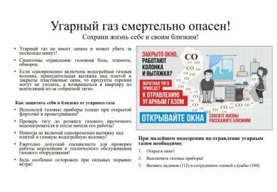 Угарный газ смертельно опасен!