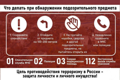 Подозрительные предметы