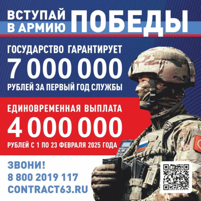 Вступай в армию победы