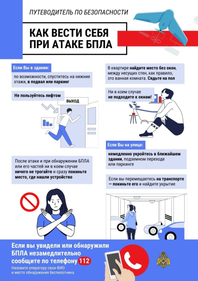 Как вести себя в случае атаки БПЛА