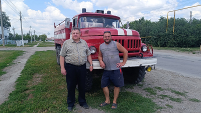 В с.п. Узюково появился новый пожарный автомобиль.